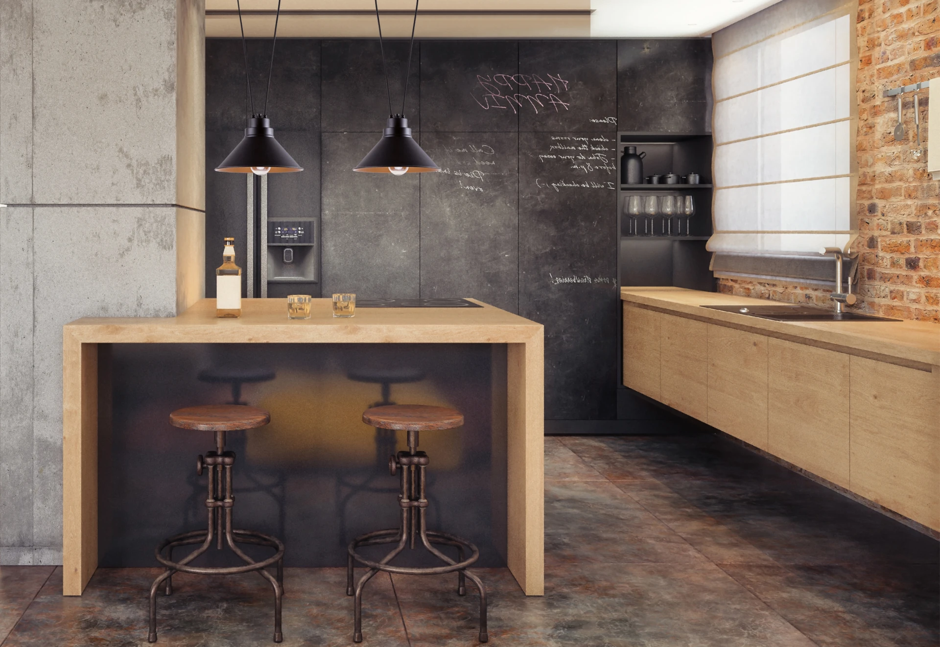 So bringen Sie Industrie- und Loft-Stil in Ihr Interieur