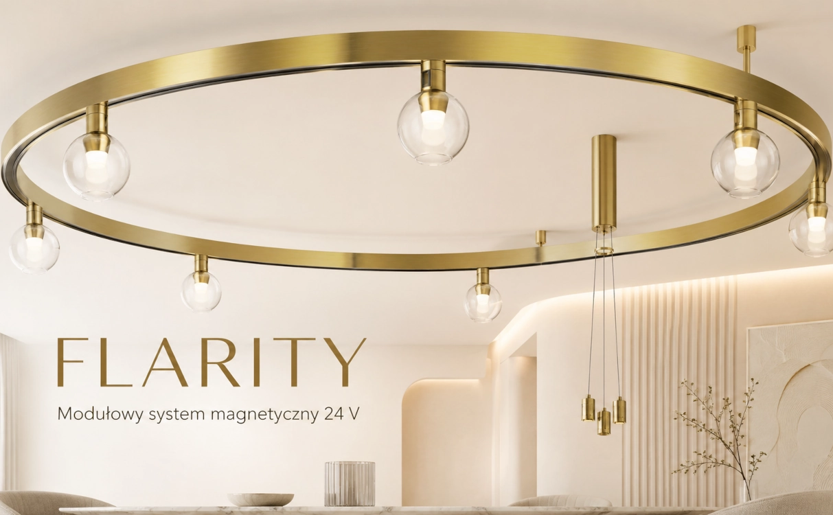 FLARITY von Maytoni – modernes magnetisches Schienensystem 24 V