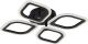 Zuma Line-ILLUMIA-MS236040R-BK-ZUMMS236040R-BK