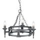 Elstead Lighting-SAXON-SAX3-BLK-SIL-ELSSAX3-BLK-SIL