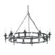 Elstead Lighting-SAXON-SAX8-BLK-SIL-ELSSAX8-BLK-SIL