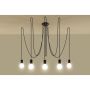 Sollux EDISON SL.0371 Pendelleuchte 5x60W/E27