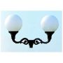 Novolux INDURA GLOBO 057E-G05X1A-02 Laternenleuchte 2x105W/E27 IP65