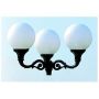 Novolux INDURA GLOBO 057F-G05X1A-02 Laternenleuchte 3x105W/E27 IP65