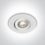 One Light The Dual Ring 11105ABGL/W Einbau-Downlight 1x10W/GU10 IP20