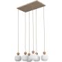 TK Lighting BALLO 11052 Pendelleuchte 6x10W/E14 IP20