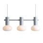 Aldex FLO 3 GREY S 7000E22_S Pendelleuchte 3x10W/E14