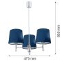Argon BOLZANO 1381 Kronleuchter 3x15W/E27 IP20