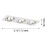 Argon OLIMP 1327 Einbau-Downlight 3x6W/G9 IP20