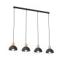 Emibig SECO 1393/4 Pendelleuchte 4x15W/E27 IP20