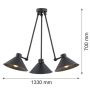 Argon ALTEA 1452 Pendelleuchte 3x15W/E27 IP20