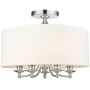 Cosmolight ABU DHABI C05428CH-WH Deckenlampe 5x40W/E14