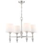Cosmolight AUSTIN P04135NI-WH Kronleuchter 4x40W/E27 IP20