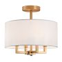 Cosmolight LILLE C04913BR-WH Deckenlampe 4x40W/E14 IP20