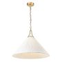 Cosmolight PROVIDENCE P01521BR-WH Pendelleuchte 1x40W/E27 ip20