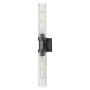 Cosmolight QUINCY W02873BK Wandleuchte 2x40W/E27 ip20