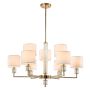 Cosmolight SUTTON P09378AU-WH Deckenlampe 9x40W/E14 ip20