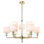 Cosmolight SUTTON P09685BR-WH Deckenlampe 9x40W/E14 ip20