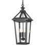 Cosmolight ZURICH P03630BK Pendelleuchte 3x40W/E14 IP23