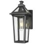 Cosmolight ZURICH W01609BK Wandleuchte 1x60W/E27 IP23