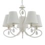 Alfa BALI WHITE 18525 Kronleuchter 5x40W/E14