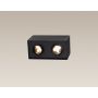 Maxlight BASIC SQUARE C0089 Aufbau-Downlight 2x50w/gu10 ip20