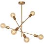Lucide LESTER 21119/06/02 Deckenlampe 6x40w/e27 ip20