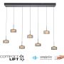 Paul Neuhaus RIKA 2115-18 Pendelleuchte 7x61W/LED 3000k 7350lm ip20
