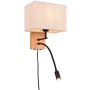 Trio NILAM 212870236 Wandleuchte 2x31w/led+e27 3000k 310lm ip20