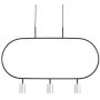 Altavola Design Luna LPL338-SL Pendelleuchte 3x3W/LED 3000K 720lm IP20