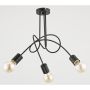 Alfa TANGO BLACK 23173 Deckenlampe 3x60W/E27