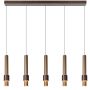 Lucide MARGARY 24402/30/96 Pendelleuchte 5x4.3w/led 2700k 2300lm ip20