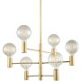 Italux Veva MDM3339/6 GD Deckenlampe 6x40W/E27 IP20