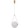 Italux Rastia PND-34361-L-HBR-OPAL Pendelleuchte 1x12W/LED 3000K 1300lm IP20