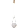 Italux Rastia PND-34361-M-HBR-OPAL Pendelleuchte 1x9W/LED 3000K 975lm IP20