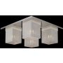 Italux Helios MX102916-4A Deckenlampe 4x25W/G9 IP20