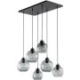 TK Lighting CUBUS GRAPHITE 2833 Pendelleuchte 6x60W/E27