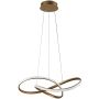 Italux Consa PND-19221C-GD Pendelleuchte 1x40W/LED 3000K/4000K/6000K 3400lm IP20