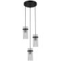 Italux Merto PND-40930-3A-BK Pendelleuchte 3x40W/E14 IP20