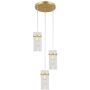 Italux Merto PND-40930-3A-GD Pendelleuchte 3x40W/E14 IP20