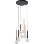 Italux Alinos PND-24019-7A-BK Pendelleuchte 7x28W/LED 3000K 2205lm IP20