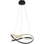 Italux Rumio PND-23917-BK Pendelleuchte 1x40W/LED 3000K/4000K/6000K 3400lm IP20