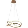 Italux Rumio PND-23917-GD Pendelleuchte 1x40W/LED 3000K/4000K/6000K 3400lm IP20