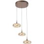 Italux Tenele PND-24028-3A-COPP Pendelleuchte 3x21W/LED 3000K 1300lm IP20