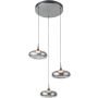 Italux Tenele PND-24028-3A-SILV Pendelleuchte 3x21W/LED 3000K 1300lm IP20