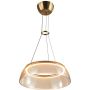 Italux Torpe PND-24030-1-GD Pendelleuchte 1x19W/LED 3000K 1097lm IP20