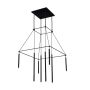 Antigo Alha 9010 Pendelleuchte 8x40W/G9 IP20