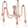 Polux ROPE 312921 Pendelleuchte 5x12W LED/E27 IP20