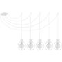 Sigma Lighting AURA 31097 Pendelleuchte 5x60W/E27