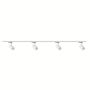Polux MILANO 327864 Schiene 4x10W/GU10 IP20